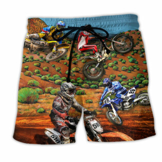 Dirt Bike Cool Life - Beach Short - Owl Ohh - Owl Ohh