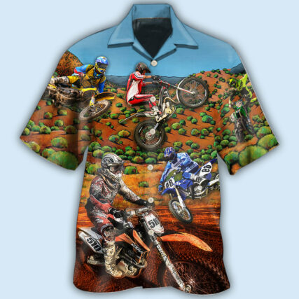 Bike Dirt Bike Cool Style - Hawaiian shirt - Owl Ohh - Owl Ohh
