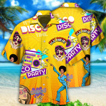Disco It's Time To Party - Hawaiian Shirt - Owl Ohh - Owl Ohh