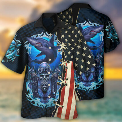 Diving Independence Day - Hawaiian Shirt - Owl Ohh - Owl Ohh