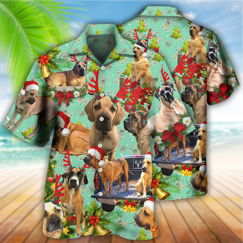 Dog Cute Dogs Merry Christmas - Hawaiian Shirt - Owl Ohh - Owl Ohh