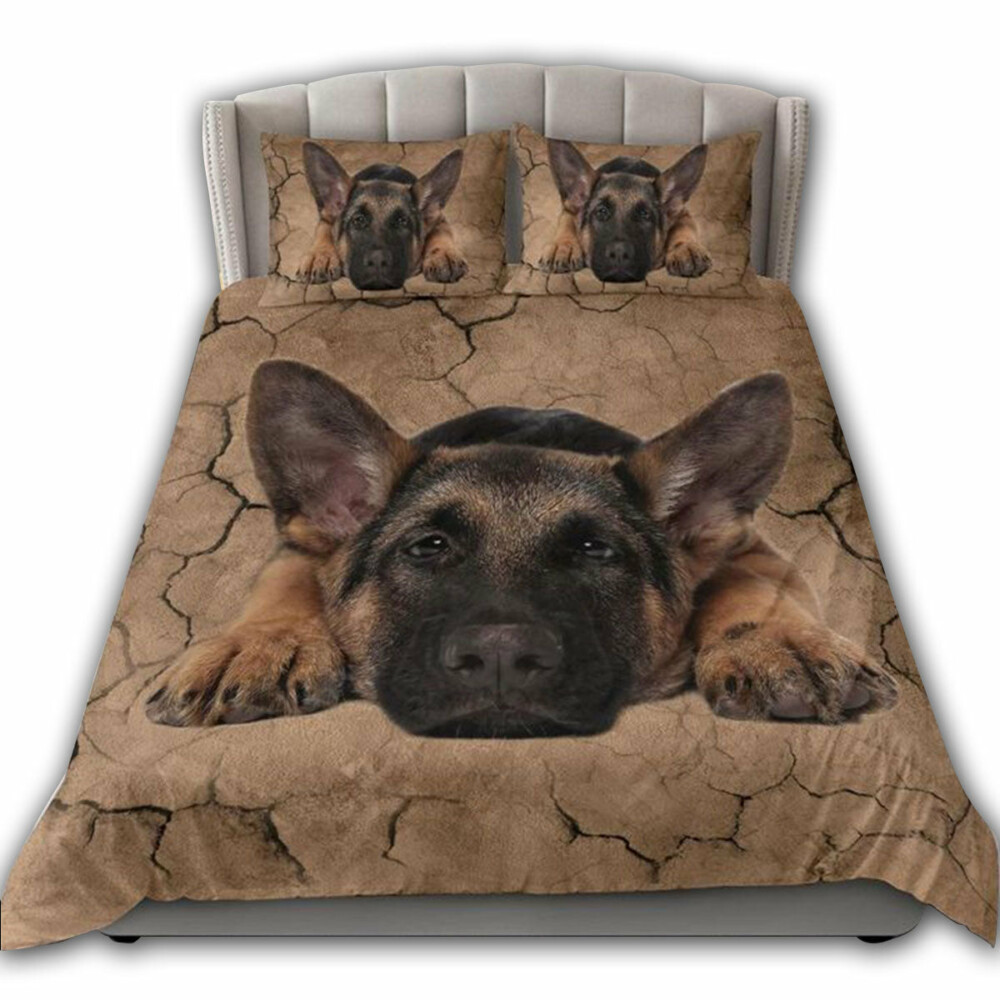 German Shepherd Dog Goodnight Brown Style - Bedding Cover - Owl Ohh - Owl Ohh
