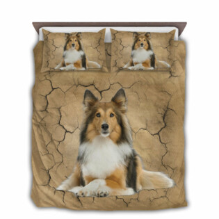 Shetland Sheepdog Dog Goodnight Blur Brown - Bedding Cover - Owl Ohh - Owl Ohh