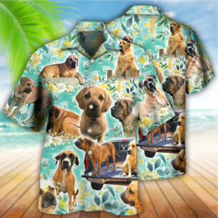 Dog Love Dog Floral - Hawaiian Shirt - Owl Ohh - Owl Ohh