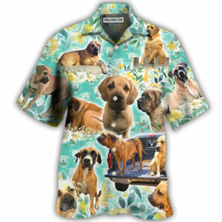 Dog Love Dog Floral - Hawaiian Shirt - Owl Ohh - Owl Ohh