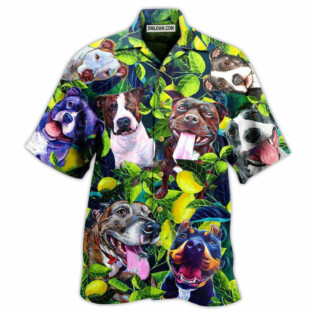 Pitbull On The Lemon Tree - Hawaiian Shirt - Owl Ohh - Owl Ohh
