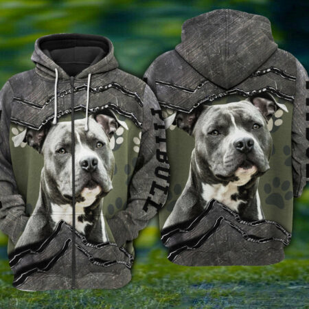 Dog pitbull my friend - Hoodie - HOOD09NGA180921