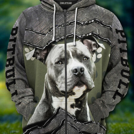 Dog pitbull my friend - Hoodie - HOOD09NGA180921