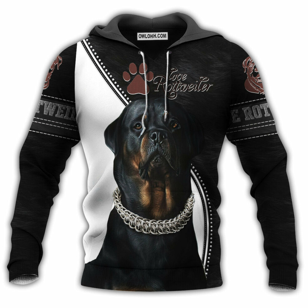 Dog Rottweiler Lover Forever - Hoodie - Owl Ohh - Owl Ohh