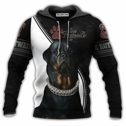 Dog Rottweiler Lover Forever - Hoodie - Owl Ohh - Owl Ohh