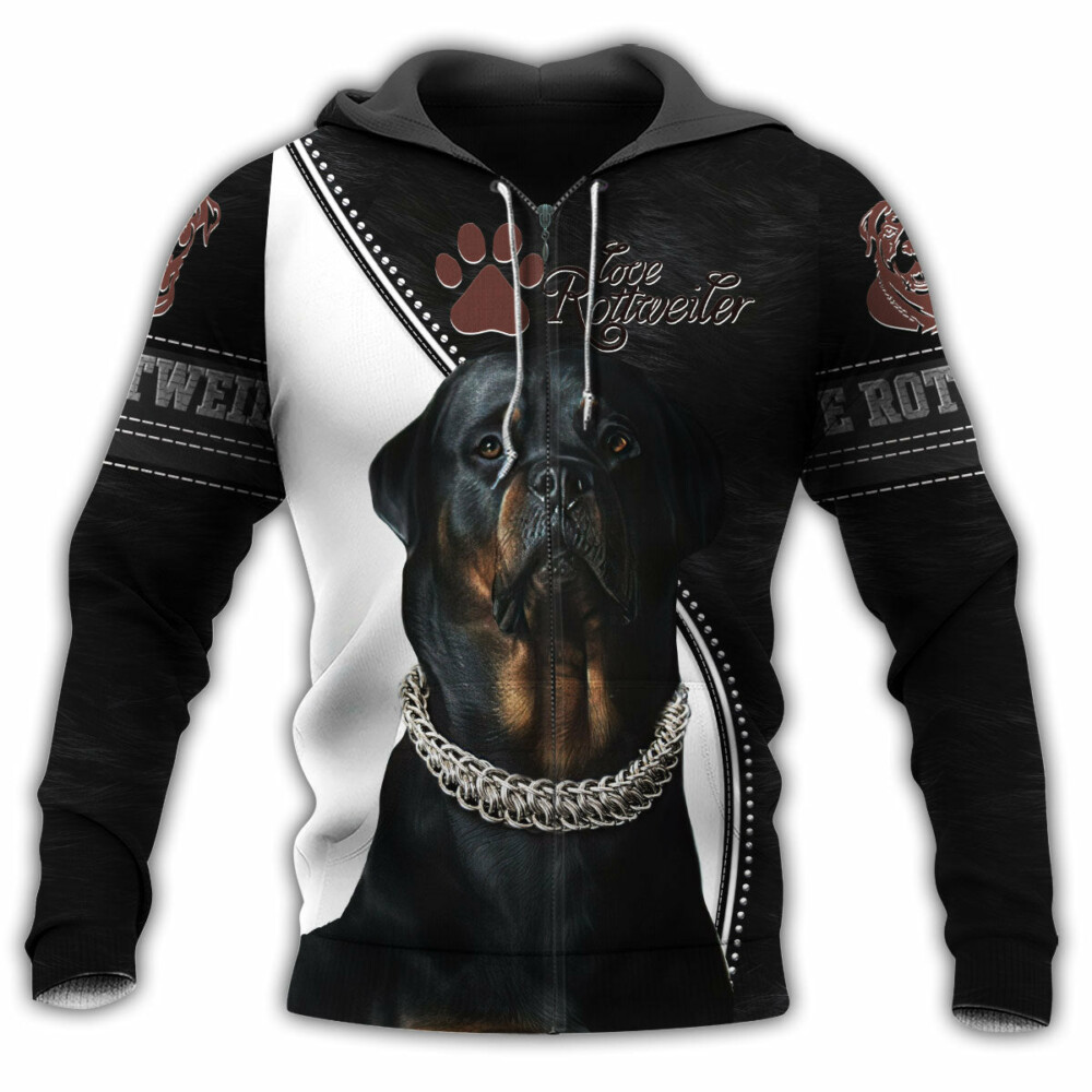 Dog Rottweiler Lover Forever - Hoodie - Owl Ohh - Owl Ohh