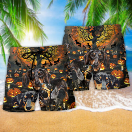 Dog Awesome Dachshund Dark Classic - Beach Short - Owl Ohh - Owl Ohh