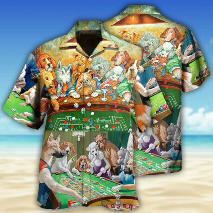 Dog Casino Play So Many Funny - Hawaiian Shirt - Owl Ohh - Owl Ohh
