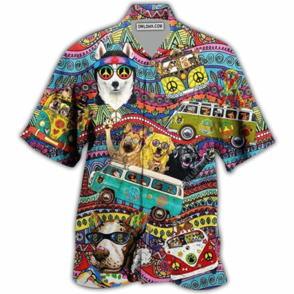 Dogs Love Cool Life Style - Hawaiian Shirt - Owl Ohh - Owl Ohh