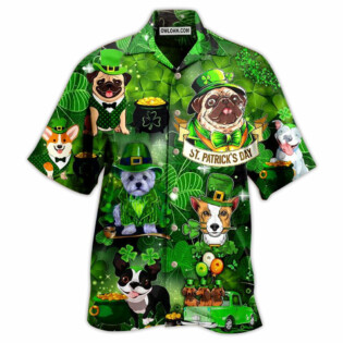 Irish Dogs Love Irish - Hawaiian Shirt - Owl Ohh - Owl Ohh