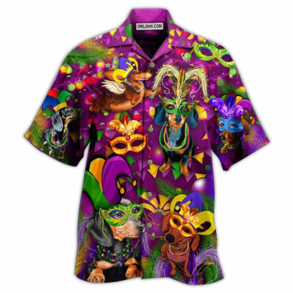 Dachshund Dogs Prom King And Queen - Hawaiian Shirt - Owl Ohh - Owl Ohh