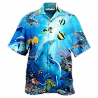 Dolphin Amazing Sea - Hawaiian Shirt - Owl Ohh - Owl Ohh
