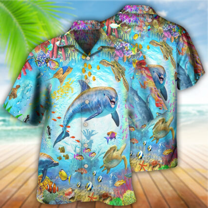 Dolphin Life In The Beautiful Ocean - Hawaiian Shirt - Owl Ohh - Owl Ohh