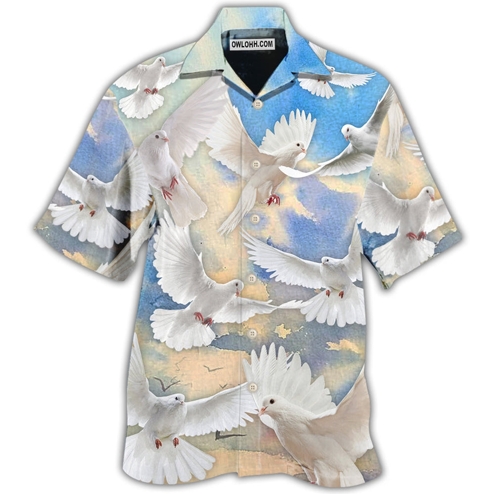 Dove Blue Sky - Hawaiian Shirt - Owl Ohh - Owl Ohh