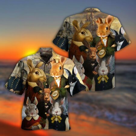 Rabbit Down The Rabbit Hole - Hawaiian Shirt - Owl Ohh - Owl Ohh