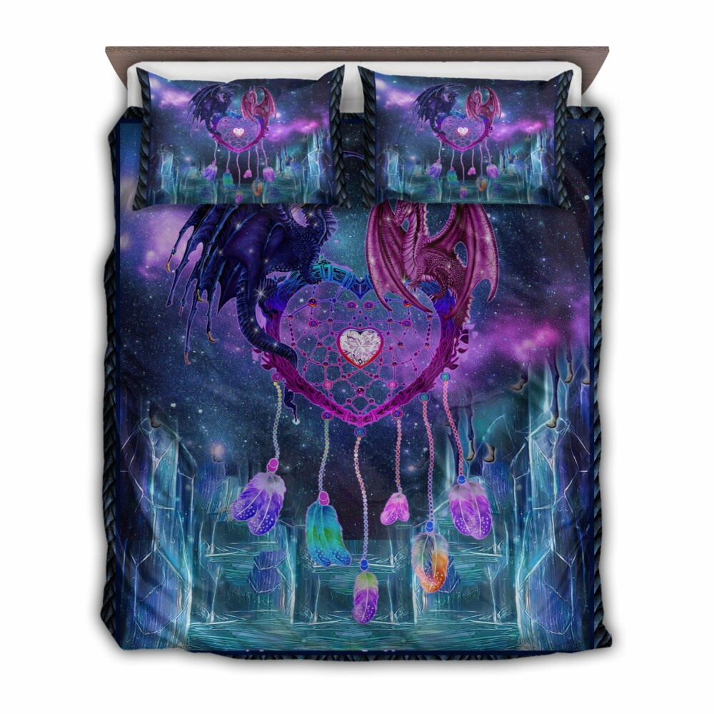 Dragon Couple Dreamcatcher - Bedding Cover - Owl Ohh - Owl Ohh