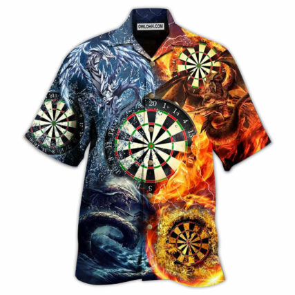 Darts Dragon Love Life Style - Hawaiian Shirt - Owl Ohh - Owl Ohh