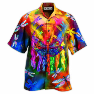 Dragon Dragonfly Colorful Love Life - Hawaiian Shirt - Owl Ohh - Owl Ohh