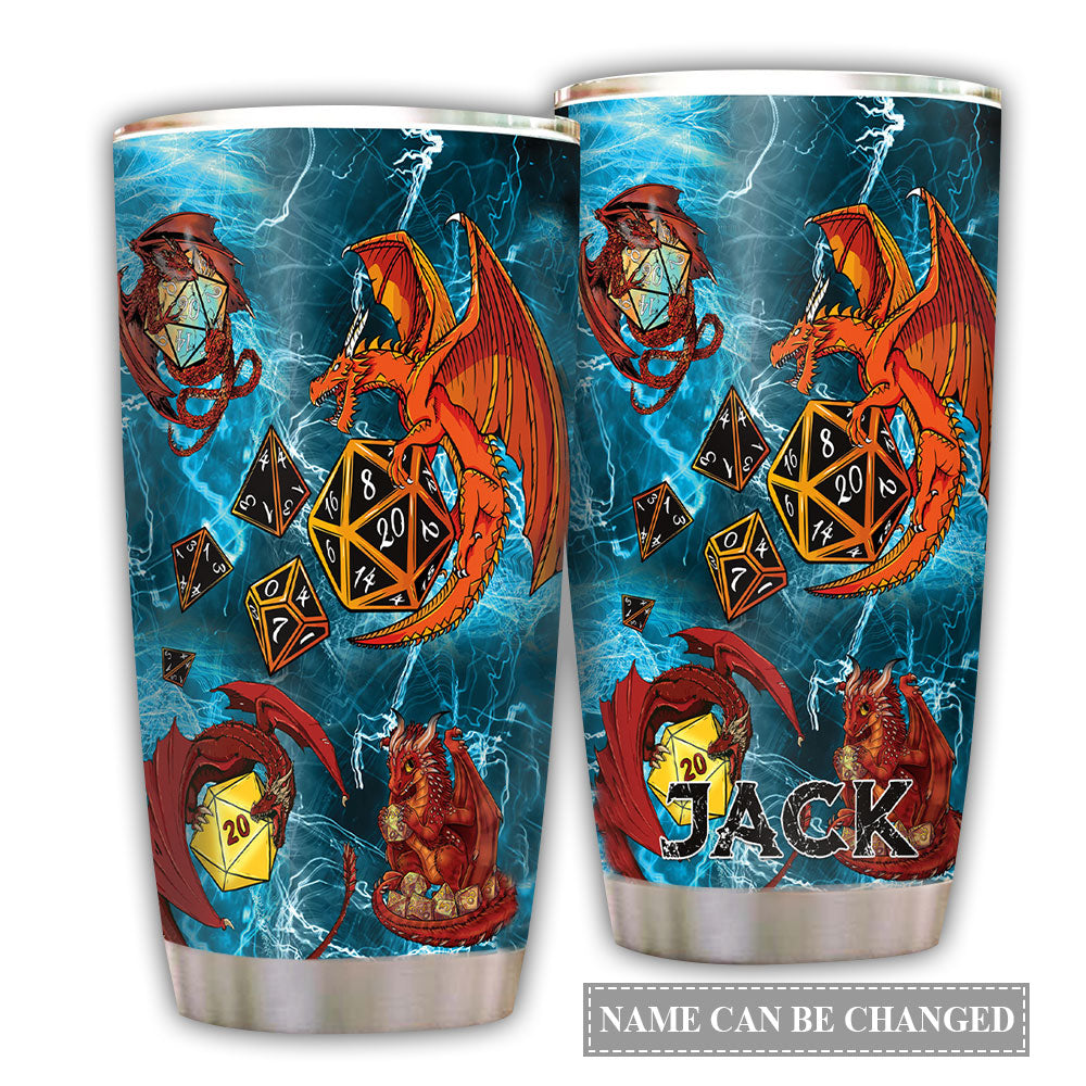 Dragon Fire Personalized - Tumbler - Owl Ohh - Owl Ohh