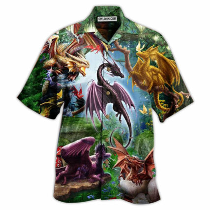 Dragon Fly Love Life Love Sky - Hawaiian Shirt - Owl Ohh - Owl Ohh