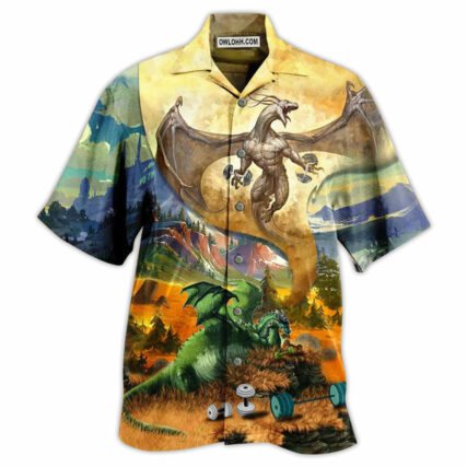 Dragon Gymer Love Life So Cool - Hawaiian Shirt - Owl Ohh - Owl Ohh