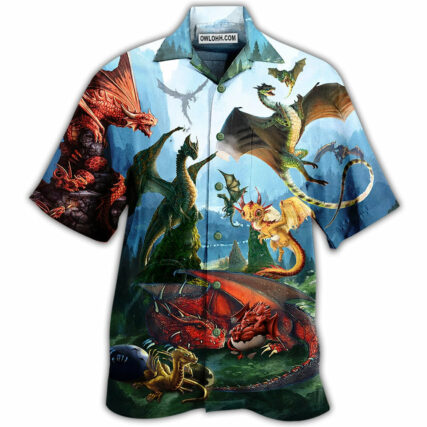 Dragon In The Forest Love Life - Hawaiian Shirt - Owl Ohh - Owl Ohh