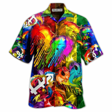 Dragon LGBT Love Life Amazing - Hawaiian Shirt - Owl Ohh - Owl Ohh