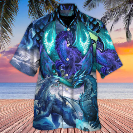 Dragon Love Life Amazing Color - Hawaiian Shirt - Owl Ohh-Owl Ohh