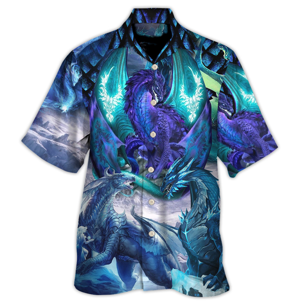 Dragon Love Life Amazing Color - Hawaiian Shirt - Owl Ohh-Owl Ohh