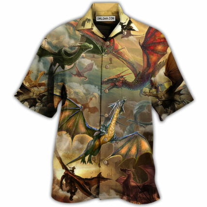 Dragon Love Life Fly To The Sky Amazing - Hawaiian Shirt - Owl Ohh - Owl Ohh