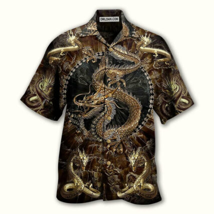 Dragon Vintage Love Life - Hawaiian Shirt - Owl Ohh - Owl Ohh