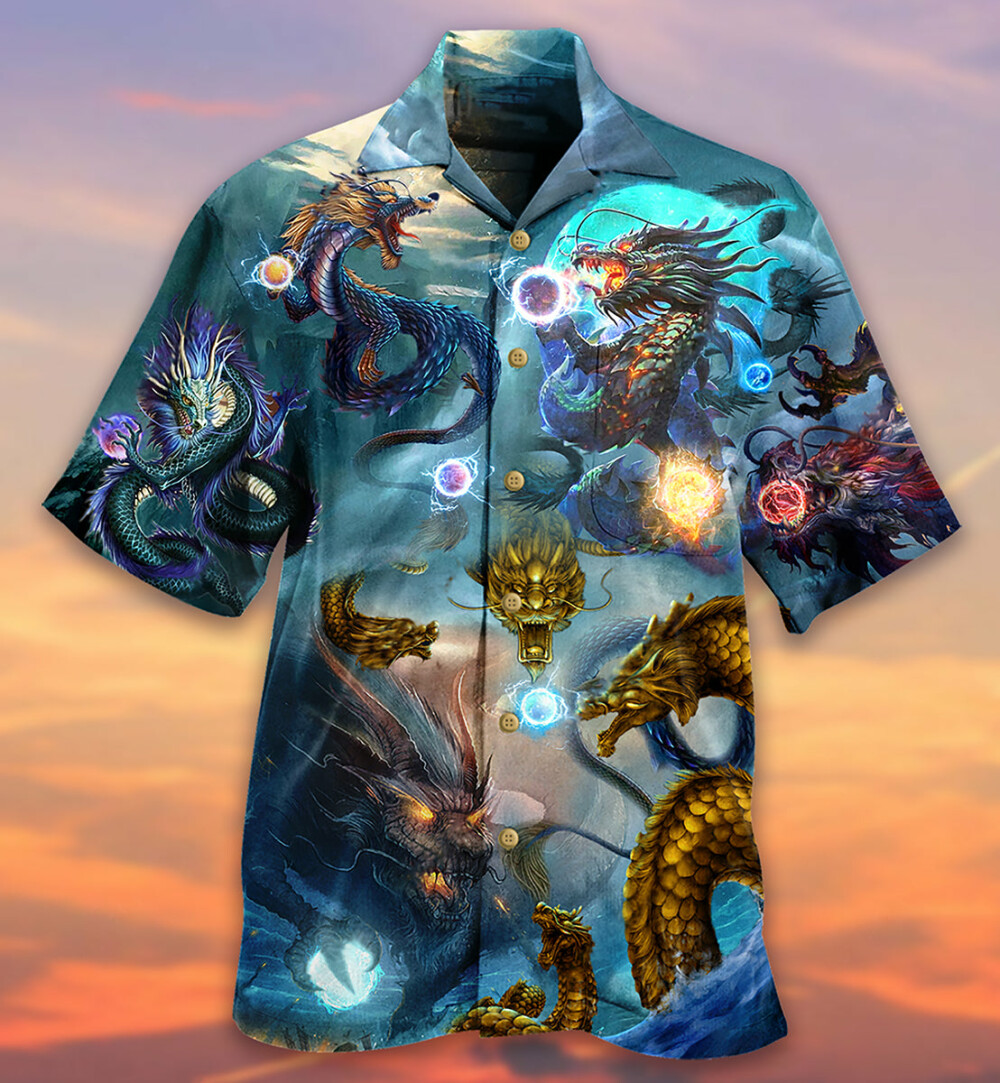 Dragon Love Life So Cool Style - Hawaiian Shirt - Owl Ohh - Owl Ohh