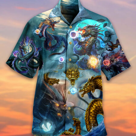 Dragon Love Life So Cool Style - Hawaiian Shirt - Owl Ohh - Owl Ohh