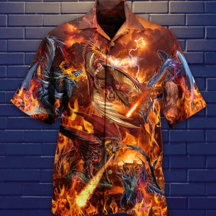Dragon Fire Combat Amazing - Hawaiian Shirt - Owl Ohh - Owl Ohh