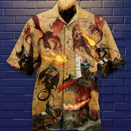 Dragon Love Life Fighting The Knights - Hawaiian Shirt - Owl Ohh - Owl Ohh