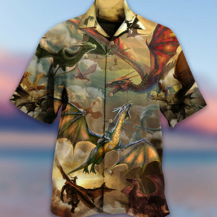 Dragon Love Life Fly To The Sky Amazing - Hawaiian Shirt - Owl Ohh - Owl Ohh
