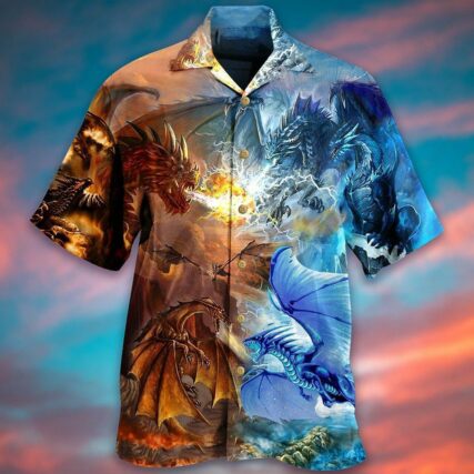 Dragon Combat Dragon Amazing - Hawaiian Shirt - Owl Ohh - Owl Ohh