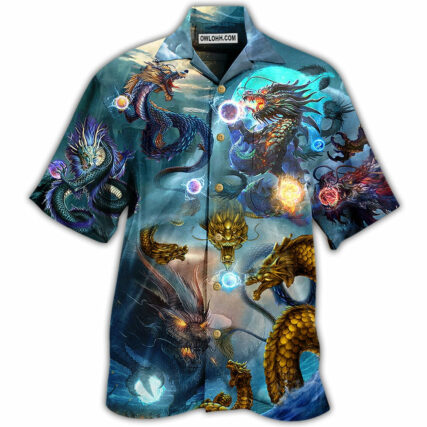 Dragon Love Life So Cool Style - Hawaiian Shirt - Owl Ohh - Owl Ohh