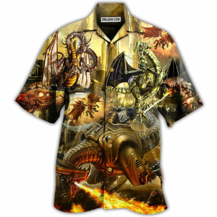 Dragon Metal Love Life Amazing - Hawaiian Shirt - Owl Ohh - Owl Ohh