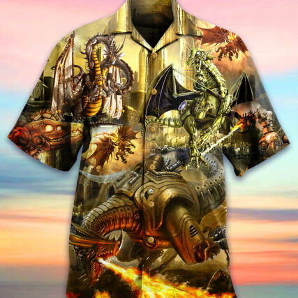 Dragon Metal Love Life Amazing - Hawaiian Shirt - Owl Ohh - Owl Ohh
