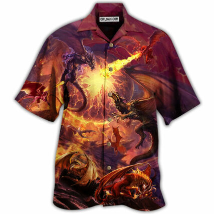 Dragon The War Never Ends - Hawaiian Shirt - Owl Ohh - Owl Ohh