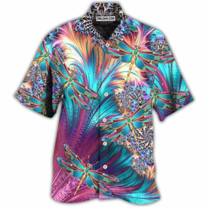 Dragonfly Loves Summer Vibes - Hawaiian Shirt - Owl Ohh - Owl Ohh