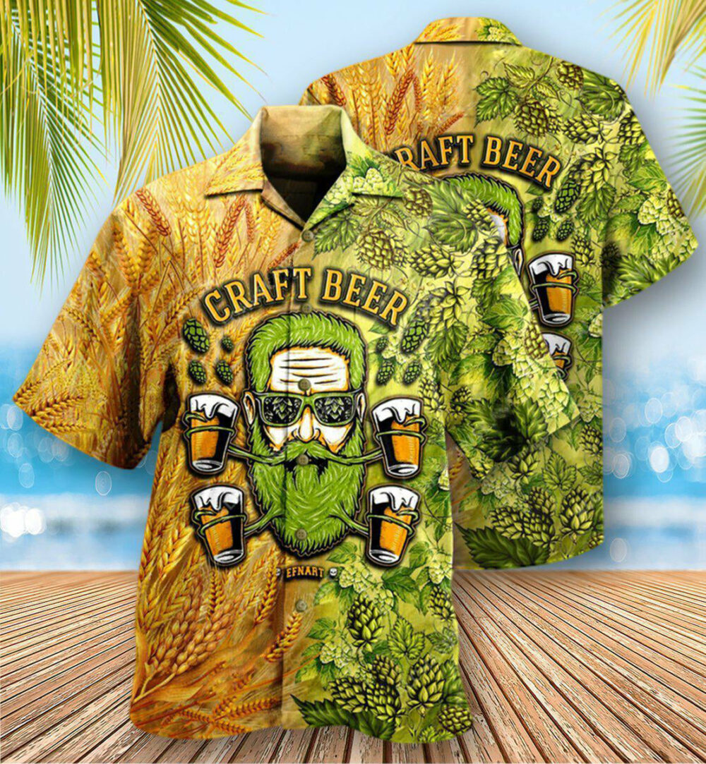 Beer Drink First Think Later - Hawaiian Shirt - Owl Ohh - Owl Ohh