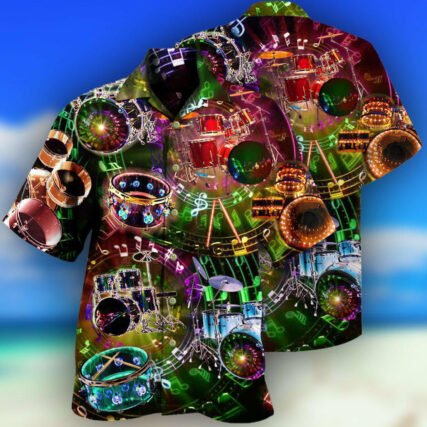 Drum All You Need Is A Drum Kit Or Two Or Five - Hawaiian Shirt - Owl Ohh - Owl Ohh