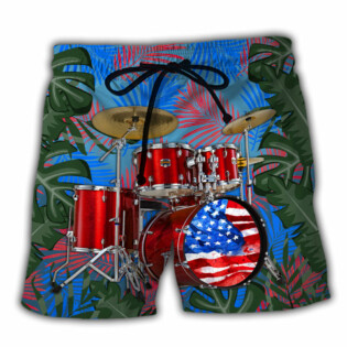 Drum Independence Day America - Beach Short - Owl Ohh - Owl Ohh